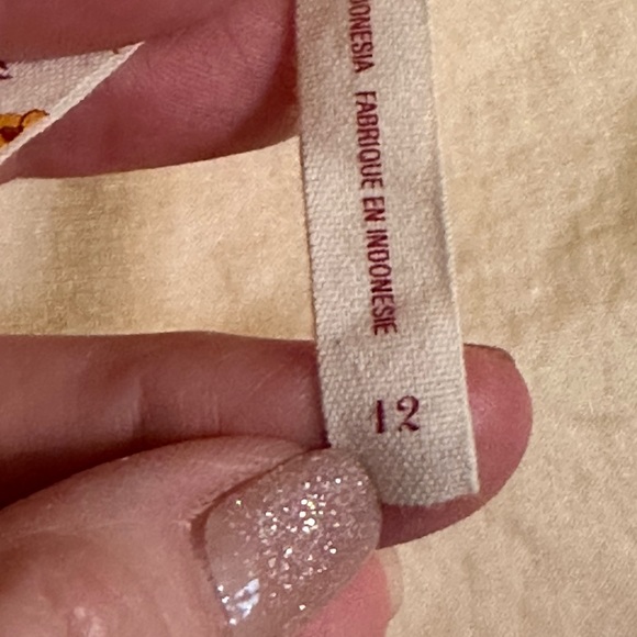 Maeve Fit and Flare Tiered Lined Dress Pintucks Pleats Size 12 Rayon - Picture 5 of 7